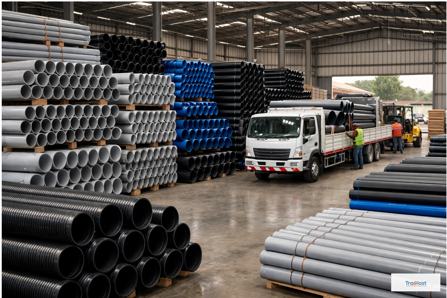 Organisation logistique TRAPLAST pour securiser l approvisionnement des projets